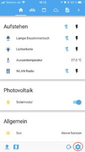 Home Assistant Companion App Einstellungen