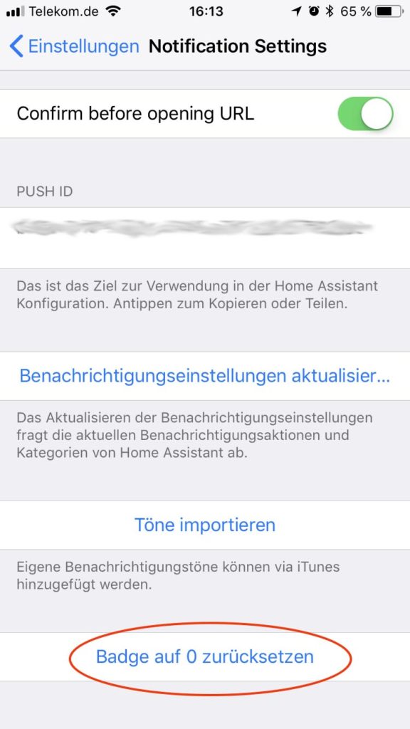 Anleitung PushNachrichten mit Home Assistant unter iOS justIoT.de