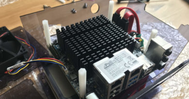 Der Odroid H2 im Gehäuse